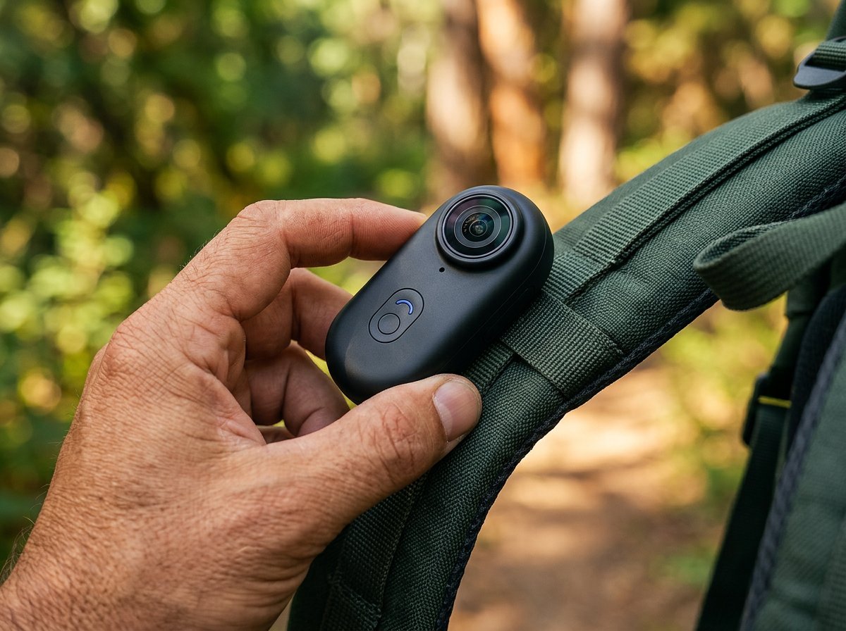 One button clip-on camera