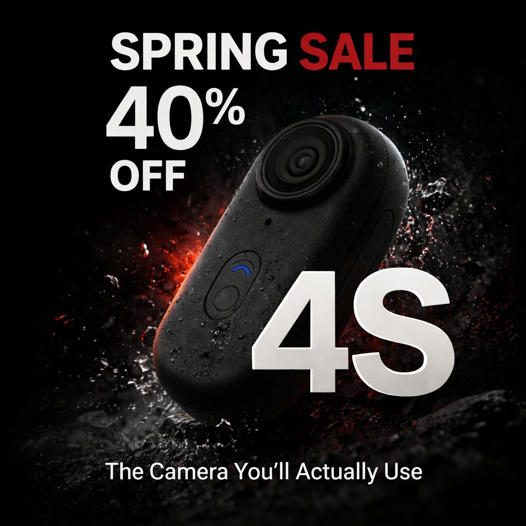 Treklon 4S POV Camera — Spring Sale 40% OFF